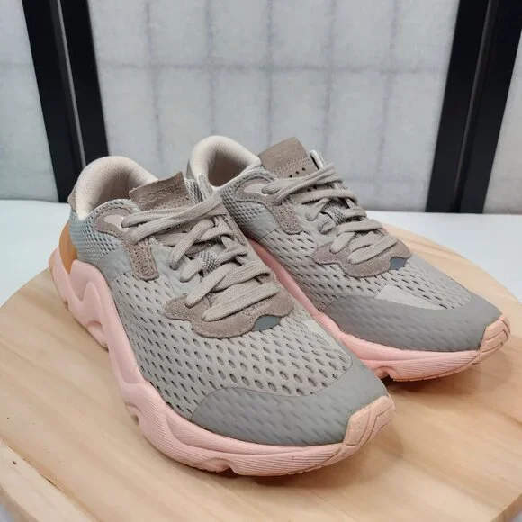 Sorel Kinetic RNEGD Sneakers Grey Pink Running Shoes Sneakers Women US 7.5 - Picture 3 of 15
